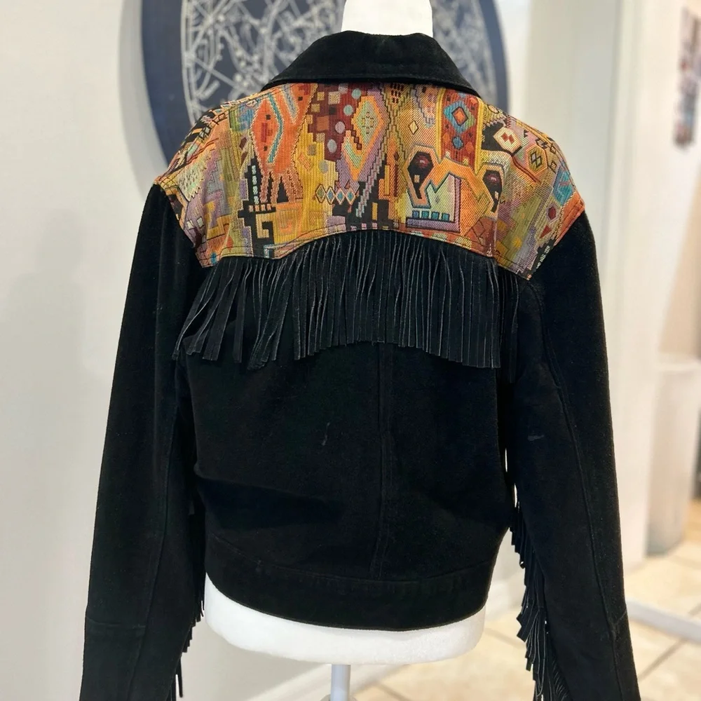 Vintage Western Suede Jacket - Picture 5 of 9